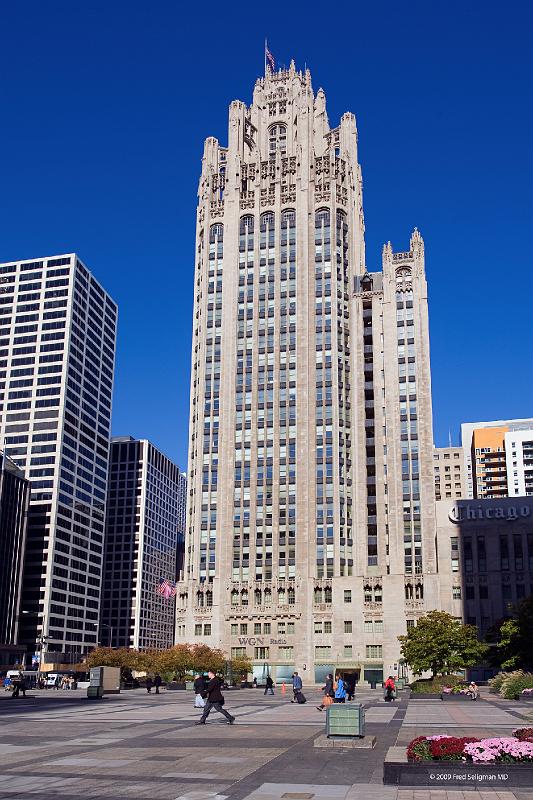 20081030_121223 D3 2x3 P1 srgb.jpg - Tribune Tower Building, completed 1925 on N Michigan Ave, Chicago